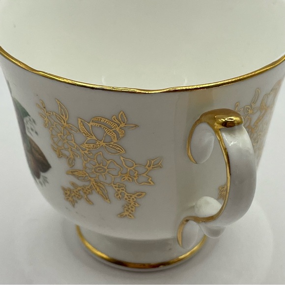 Duchess Bone China England Fruit Tea Cup And Saucer Gold Trims Flowers Pear - Picture 5 of 15
